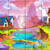 jigsaw puzzle village